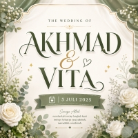Pernikahan Akhmad & Vita